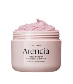 Arencia Rosehip Brightening Rice Mochi Face Cleanser & Daily Scrub 125 ml,