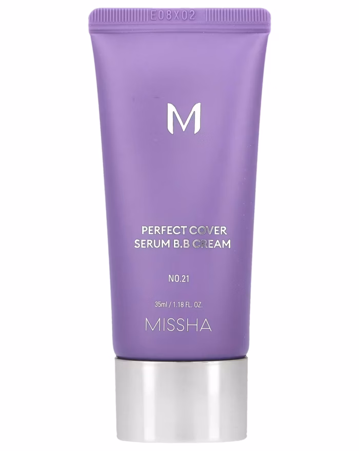 Missha, Perfect Cover Serum B.B Cream, No.21 Light Beige 35ml,