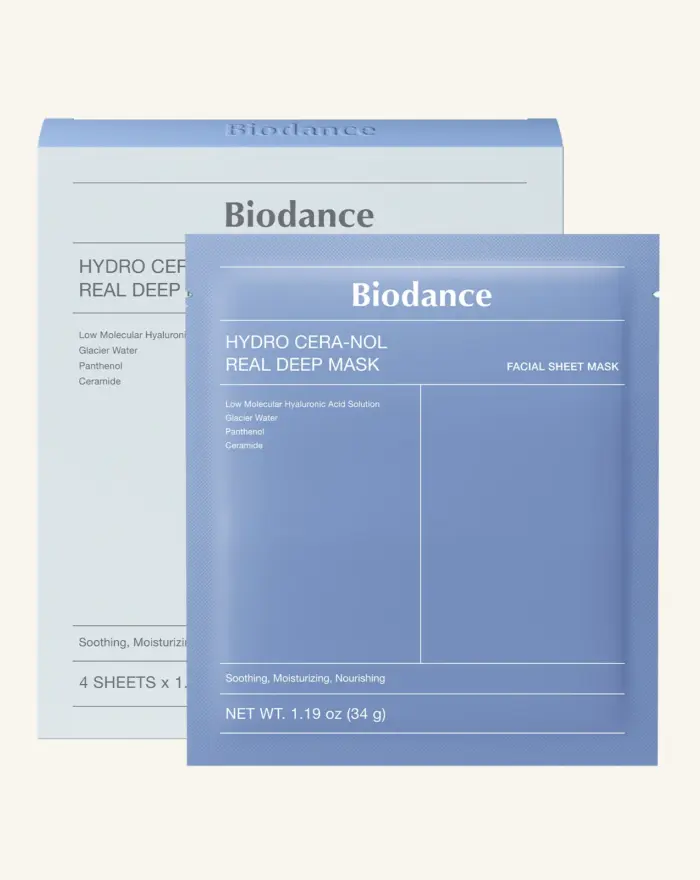 BIODANCE Hydro Cera-nol Real Deep Mask, 1.19oz(34g) x4ea