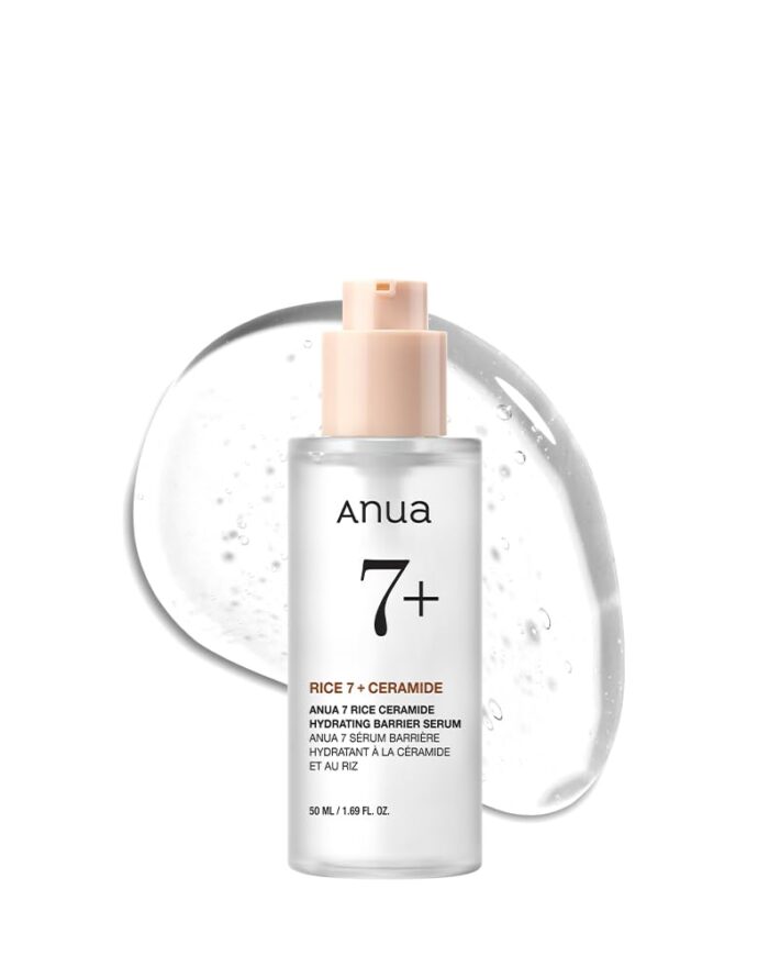 Anua Rice Ceramide 7 Hydrating Barrier Serum, Moisturizing Face Serum