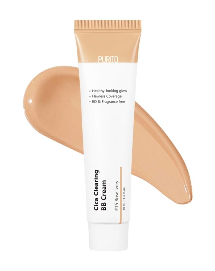 PURITO Cica Clearing BB Cream 15 Rose Ivory 30ml,