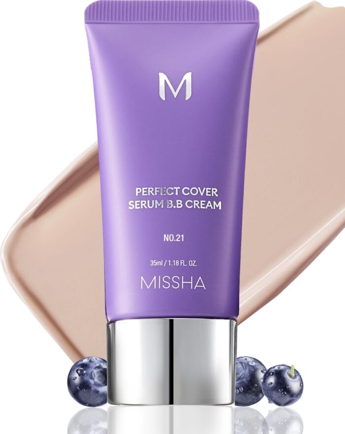 Missha, Perfect Cover Serum B.B Cream, No.21 Light Beige 35ml,