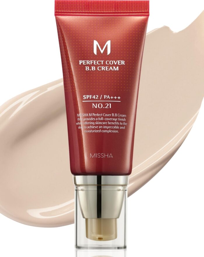 M Perfect Cover BB Cream Bright Skin SPF 42 PA +++ No.21 Light Beige 50ml,