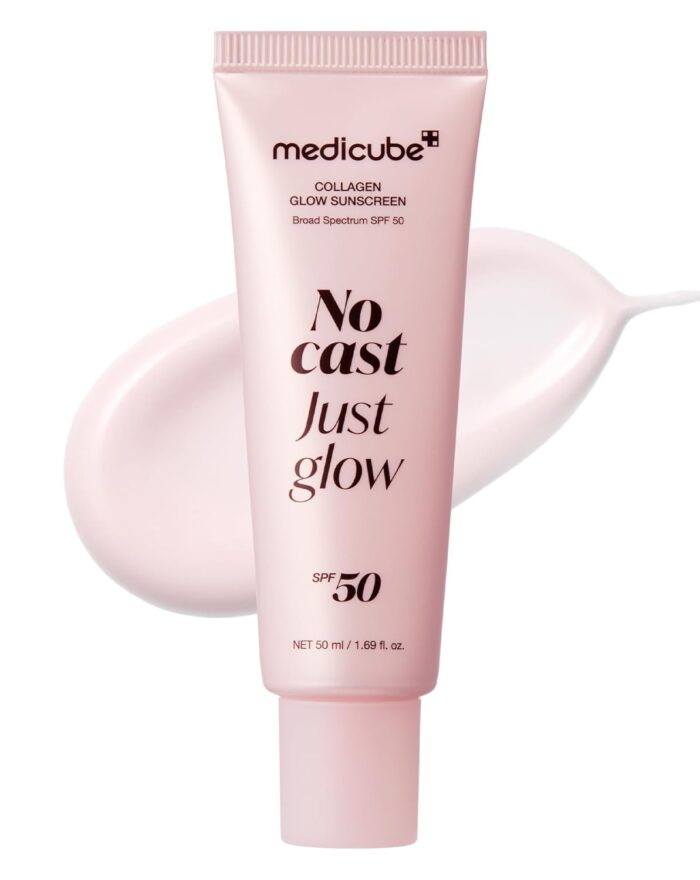 Medicube No Cast Just Glow Collagen SPF 50 Broad Spectrum Sunscreen 50ml,