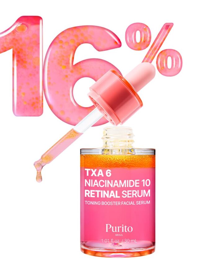 PURITO TXA 6% Niacinamide 10 Retinal Facial Serum 30ml,