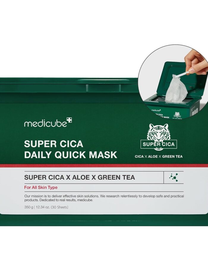 Medicube Super Cica Daily Quick Facial Masks 30 Sheets,