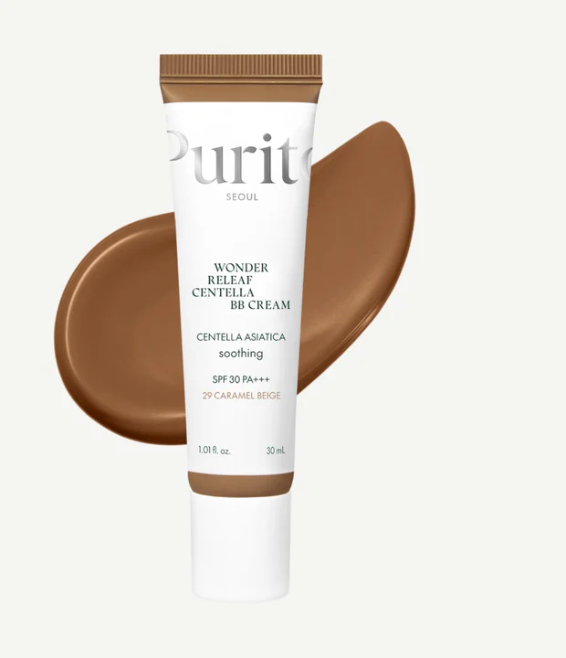 Purito Wonder Releaf Centella BB Cream 29 Caramel Beige 30ml,