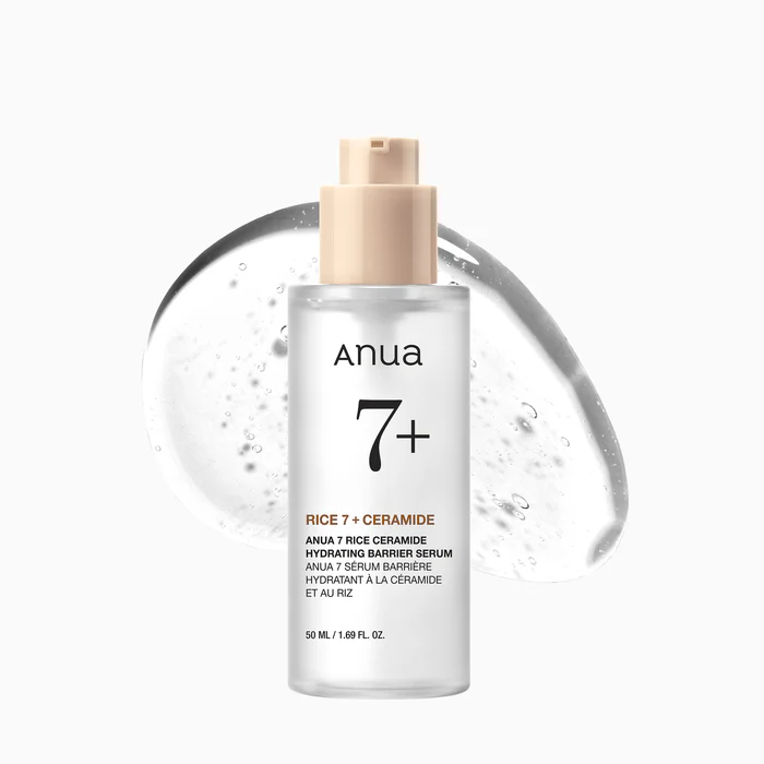 Anua Rice Ceramide 7 Hydrating Barrier Serum, Moisturizing Face Serum 50ml,