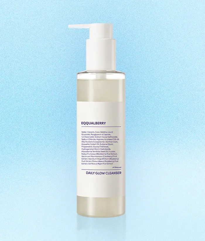 EQQUALBERRY pH Balanced Daily Glow Gel Cleanser 210ml,