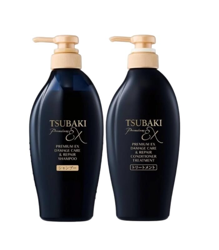 Tsubaki Premium EX Intensive Repair Shampoo for Damaged Hair and Root Care 400ml,