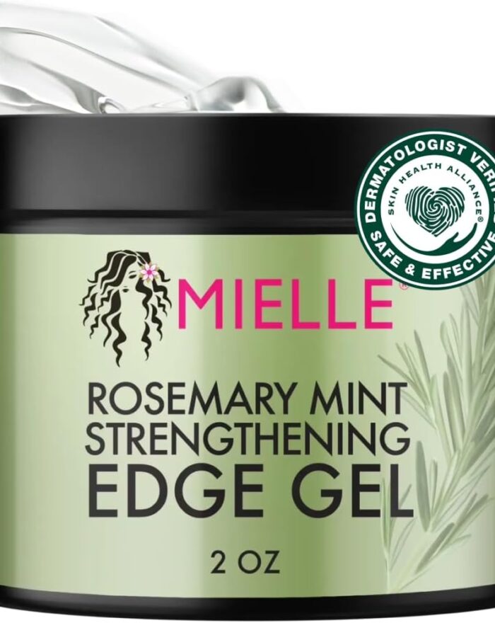 Mielle Organics Rosemary Mint Strengthening Edge Gel For Sleeking And Taming Hair, 57 g