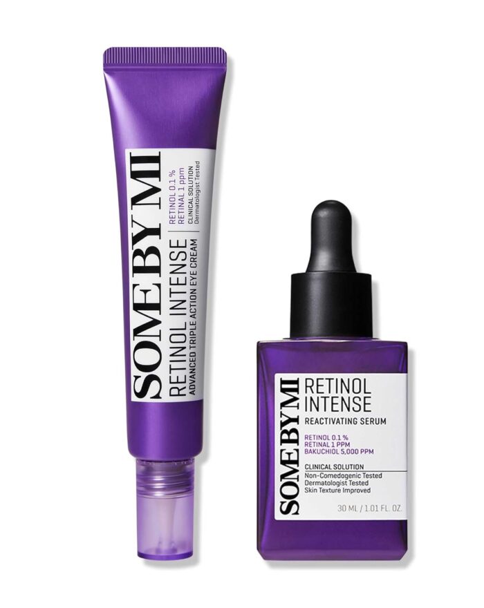 Some By Mi Retinol Intense Advanced Eye Cream and Retinol Intense Reactivating Serum,