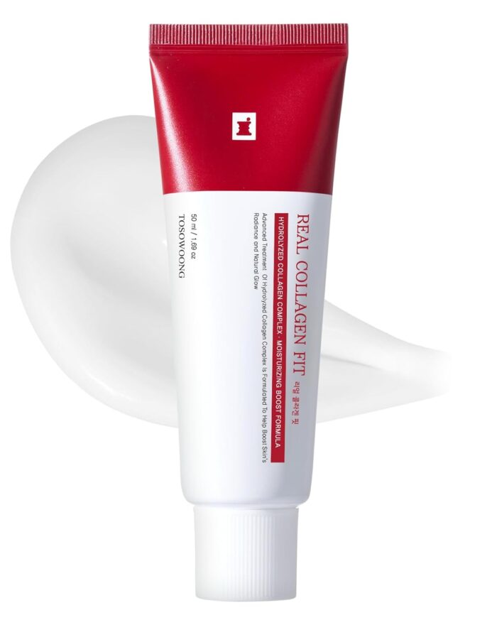 TOSOWOONG Real Collagen Fit, Hydrolyzed Collagen Wrapping Mask 50ml,
