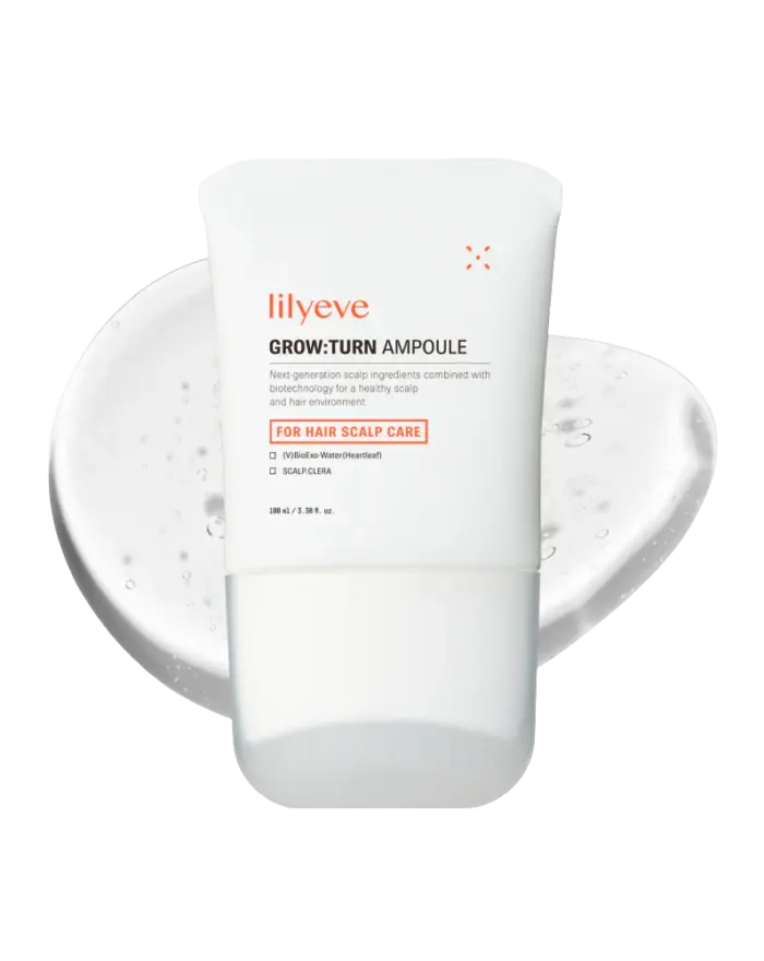 lilyeve GROWTURN Hair Growth Serum with Built in Brush for Hair Growth & Thickening 100ml,