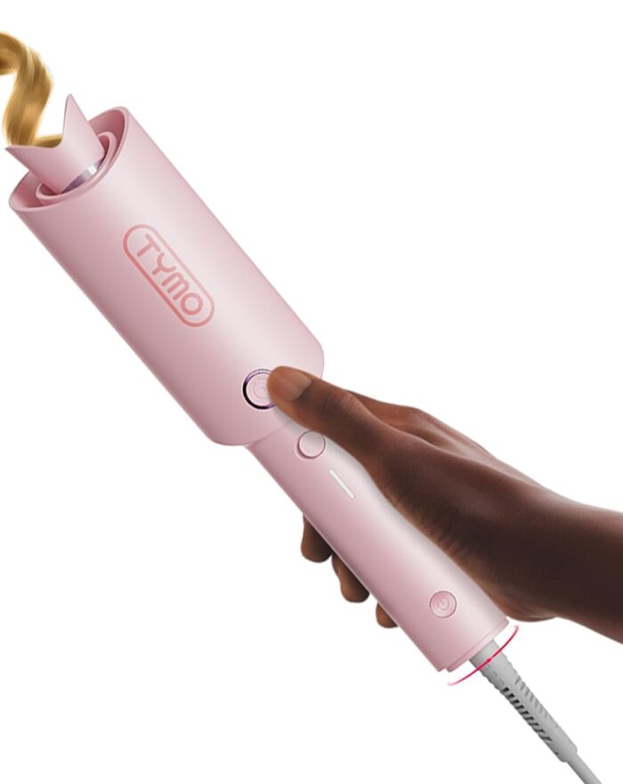 TYMO Automatic Rotating Curling Iron TYMO CURLPRO Beach Waves Curling Wand Portable Hair Curler 25mm,