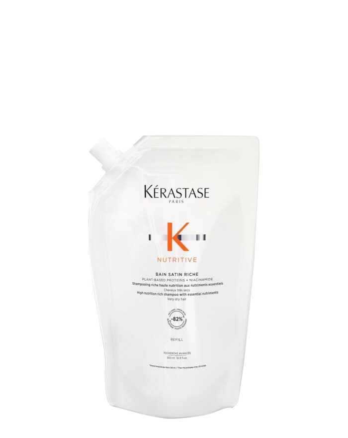KERASTASE Nutritive Bain Satin Riche Shampoo refill pack 500ml,