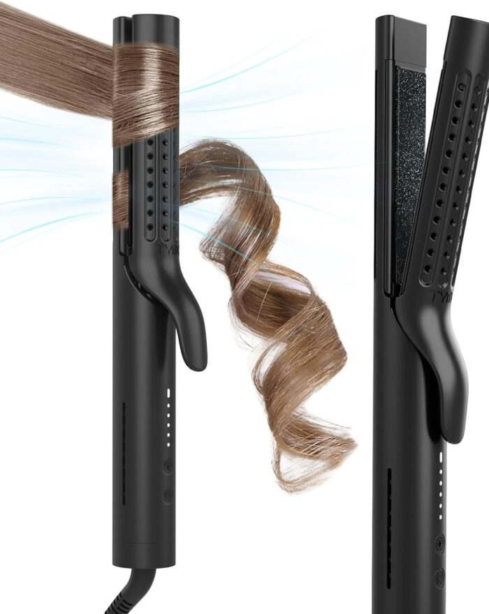 TYMO AIRFLOW Styler Curling Iron Flat Iron Hair Straightener and Curler 2in1